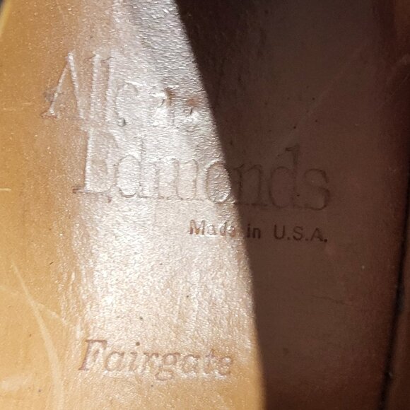 Allen Edmonds Fairgate black cap toe   mens size 10 main image 7